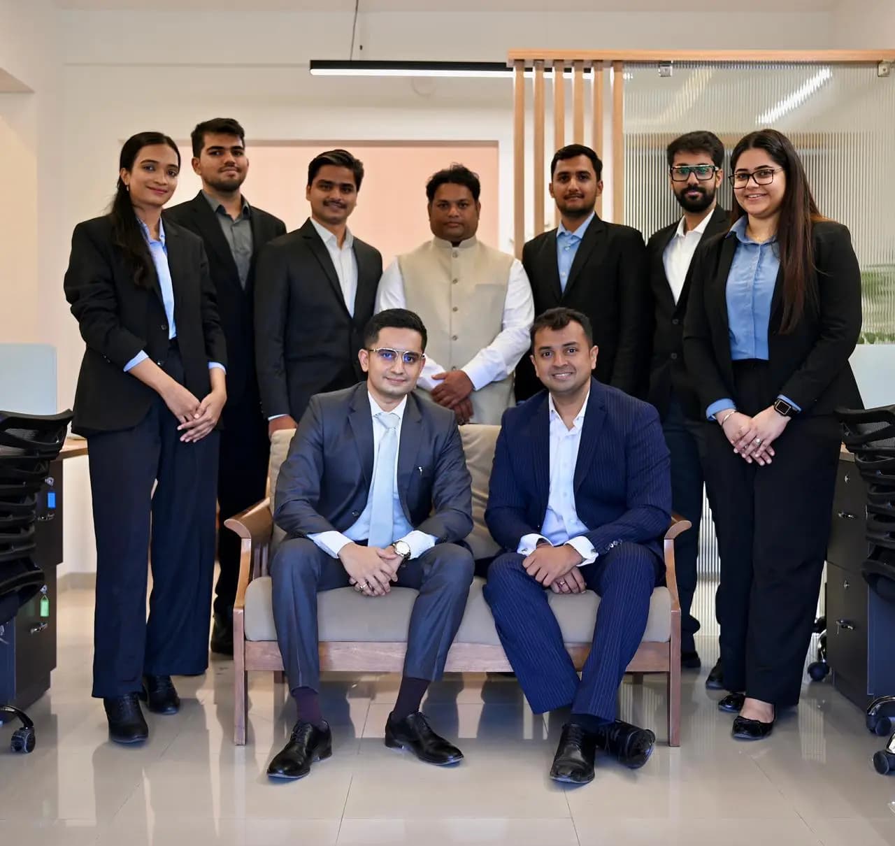 The advocates of Rane Pingle Law Chambers gathered at the firm's office in Pune.